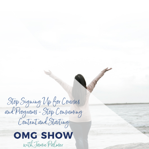 Stop Signing Up for Courses and Programs – Stop Consuming Content and Starting